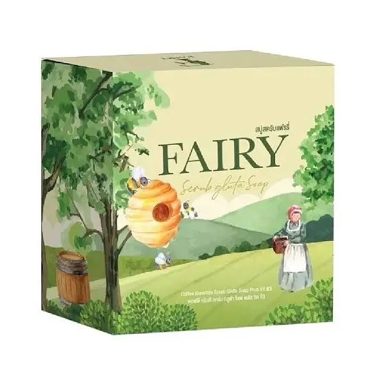 FAIRY Gluta Scrub Soap for Brighter Skin Natural Moisturizing And Whitening Formula