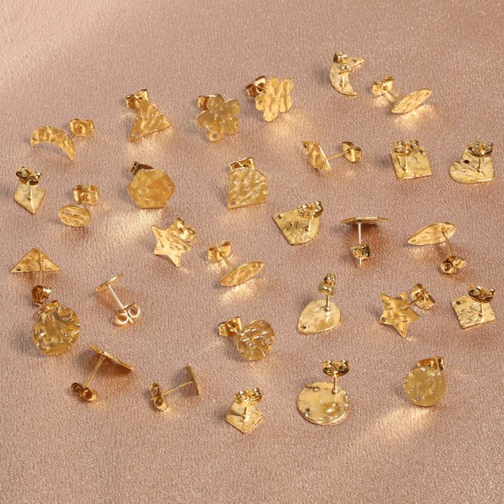 10pcs%20Stainless%20Steel%20Earring%20Posts%20with%20Loop%20Hole%20Star%20Moon%20Pattern%20Ear%20Studs%20Base%20for%20DIY%20Earring%20Jewelry%20Making%20Supplies%20-%20Image%203