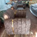 sofa set five seater 3+1+1 in turkish fabric master foam 10 years guarantee. 