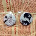 Anime The Summer Hikaru Died Yoshiki Tsujinaka Hikaru Figure Tinplate Brooch Backpack Clothes Collar Pin Badge Accessories Prop.