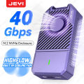 JEYI 40Gbps USB 4.0 M.2 NVMe SSD Enclosure M2 To Type-c 4.0 Solid State Drive Case Compatible with Thunderbolt 4/3 USB 3.2/3.1/3. 