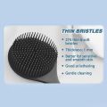 Double-Sided Silicone Back Sc Long Handle Body Bath Brush Shower Exfoliation Tool for Deep Cleaning Massage Skin Care. 