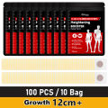 Height Growth Foot Patches Hormone Enhancer Plaster Grow Taller Bone Strength Supplements Calcium Vitamin D for Adult and Teen. 