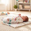 4-Layer Gauze Infant Washcloth Baby Bath Towel Newborn Bathrobe Cotton Swaddle Blanket for Boy Girl Children's Blanket.