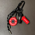Fitness Keychain for Gym Lovers Premium  Sports Enthusiasts Accessories for Workout Bags Water Bottles D-shaped Buckle. 