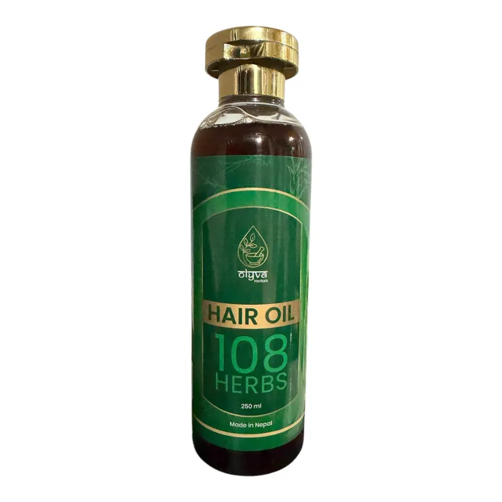 Olyva%20Herbals%20Hair%20Oil%20250%20ml%20108%20Herbs%20/%20Rishi%20Adivasi%20Bringamolika%20Herbal%20Hair%20Oil%20250ml%20100%25%20Natural%20108%20Herbs%20Ayurvedic%20Formula%20for%20Hair%20Growth%20Strength%20Shine%20Scalp%20Care%20Pure%20Organic%20-%20Image%202