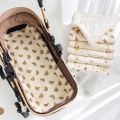 Soft and Comfortable Baby Walking Thick Cartoon Bear Baby Stroller Cushion Cotton Shoulder Strap Baby Stroller Cushion. 
