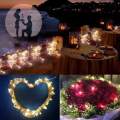 1M 10Led Mini Micro Copper Wire Light Battery Operated Led Strip String Fairy Lights.