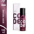 WILD STONE CODE Iridium No Gas Scented Body Spray Perfume For Men, Long Lasting Masculine Fragrance For Office Wear, 120Ml. 