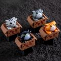 Mini Cat Mechanical Keyboard Custom Keycap Kawaii Toy Cartoon Axis Gaming Accessories Artisan Anime Keys Caps. 