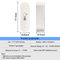 Ewelink Zigbee Temperature Humidity Sensor Home Connected Thermometer Compatible With Alexa  Assistant. 