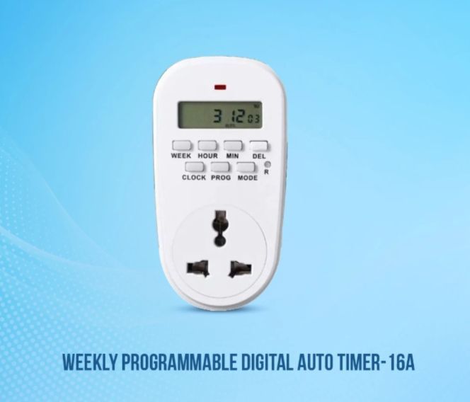 Weekly Programmable Digital Auto Timer-16A | Daraz.com.bd