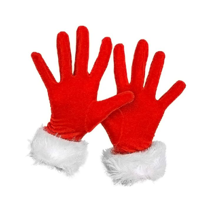 Santa%20Claus%20Gloves%20White%20Fur%20Fancy%20Dress%20Party%20Short%20Red%20Santa%20Full%20Finger%20Gloves%20Christmas%20Festive%20Costume%20Accessories%20Mittens%20-%20Image%207