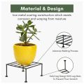 Handmade Strong Stylish Four legs Design Metal Square Shape stands For Plant Pot Flower Pot Stand For Planter indoor and Outdoor. 