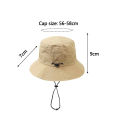 Quick Drying Fisherman Caps Women Men Outdoor Sun Anti-UV Protection Panama Hats Waterproof Camping Foldable Bob Bucket Sunhats.