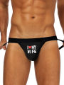 Men T-back Thongs Bue Pouch Underpants Trunks Underwear Mini Panties Male Breathable Knickers Soft Lingerie.