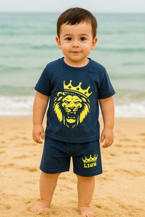 baby shirt trouser cotton pajama set unisex boy girl