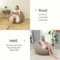 Foldable Portable Pvc Inflatable Sofa, Soft Indoor Bedroom Leisure Bean Bag Chair, Outdoor Camping Lazy Seat, Round Single-Person Inflatable Sofa. 