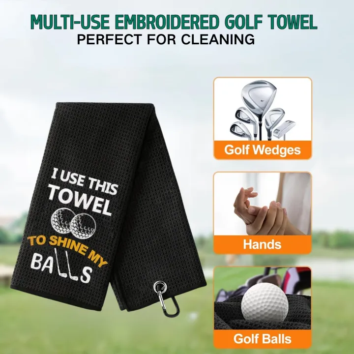 Funny%20Microfiber%20Premium%20Golf%20Towel,%20Embroidered%20Golf%20Towels%20for%20Golf%20Bags%20for%20Men&Women,%20Golf%20Accessories%20for%20Men%20Golfers%20Dad%20-%20Image%205