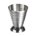 Stainless Steel Measuring Cup with Mixing Spoon Cocktail Jigger Measuring 2.5 Oz /5 Tbsp /75 Ml Liquor Shot Set Bar Accessories.