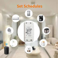 Smart Home House Wifi Wireless Remote Switch Breaker Domotic LED Light Controller Module Alexa  Home Smartlife Tuya APP. 