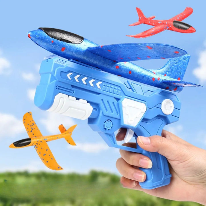 Children's Foam Ejection Aircraft Toys Parent-Child Interaction Outdoor Foam Aircraft Park