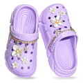 Children's flower shoes clogs non-slip girls outdoor leisure garden shoes teenagers one-step beach shoes 3057 step 1390.