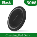 30W Wireless Charger Pad Stand for iPhone 15 14 13 11 Pro Max Samsung S22 S23 Xiaomi Mobile Phone Chargers Fast Charging Station. 