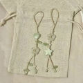 Cute Star Flower Phone Charm Strap Kawaii Ceramic Beaded Phone Lanyard Pastel Colors for Girl Bag Camera Hanging Pendant Fashion. 