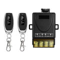 Wireless Remote Control RF Switch 110V 120V 240V 220V 30A Relay for Outdoor Lighting Dust Collector System Pump Motor Fan Etc. 
