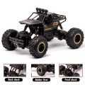 Off-Road Rock Crawler RC Monster Truck 1:16 Scale – 2.4GHz Remote Control Alloy Body Climbing Car with Rechargeable Battery, Shockproof Suspension, High-Speed 20km/h, Indoor Outdoor Crawler Toy Vehicle for Boys Girls Kids Adults. 