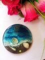 Round shape resin art. 