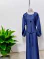 PREMIUM QUALITY KOREAN NIDA STUFF ABAYA (CHEST 24 AND LENGTH 54). 