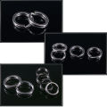 Split Rings Fishing 50~100Pcs Stainless Steel Lure Rings Saltwater Terminal Tackles Split Rings Fishing Connectors Snap Rings. 