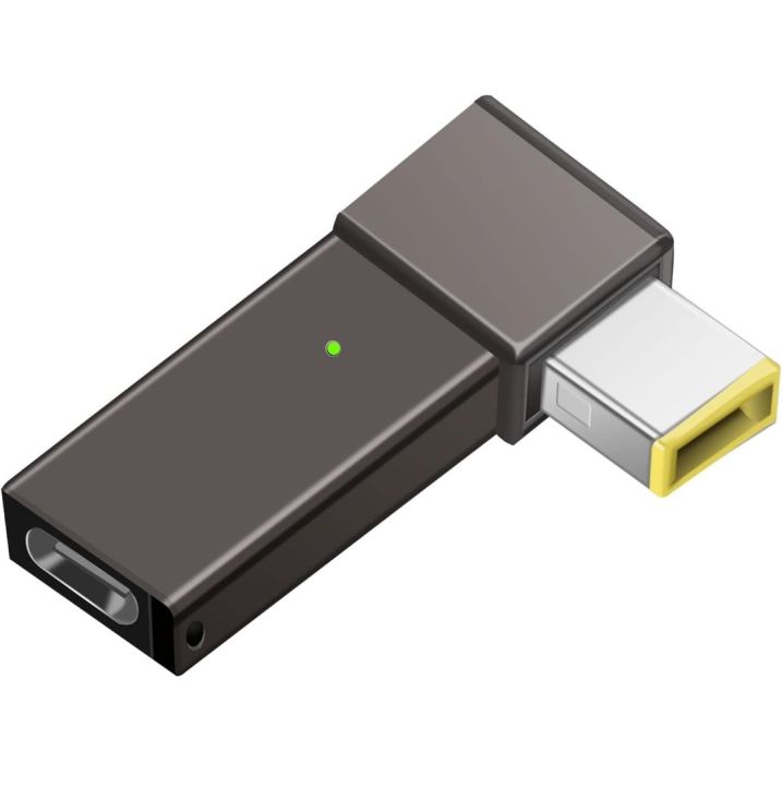 USB Type C to Slim Tip Laptop Charging Adapter for Lenovo Laptops

/ USB C to Slim Tip Adapter, 100W5A Portable Rectangular Port DC Head PD to DC