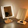 Trifold Makeup Mirror LED Lights Dorm Dressing Mirror Beauty Light up your fill light with Smart Complementary Makeup Mirror Trifold. 