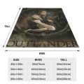 Outlander Blankets Romantic Television Camping Flannel Throw Blanket Warm Soft Living Room Customized Bedspread Gift Idea. 