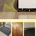 PVC Flexible Door Bottom Seal Strip Under Door Draft Stopper Weatherproof Soundproof Gap Cover Weatherstrip for Indoor Outdoor. 