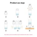 1Pcs 64needles Microneedle with 10ml Bottle Beauty Skin Repair Microneedling Tool.