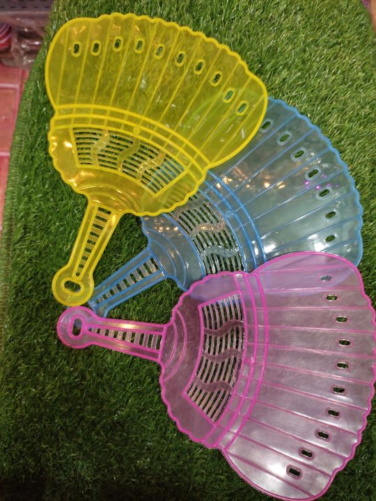 Pack Of 2 Hand Fan Manual Fan unbreakable plastic Very Best Quality material