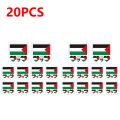 10-100pcs Palestine Face Arm Stickers Water Transfer Sticker Vibrant Colors Palestine Flag Tattoo Sticker Effortless Removal. 