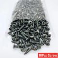 100Pcs-10Pc Mixed Car Metal Screw Tapping Fastener Clip U-Type Clip with Screw Anti-rust Protection Clip Screw Buckle Iron Sheet. 