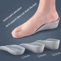 1Pair Height Increasing Insoles For Men And Women - Adjustable Heel Inserts For Sneakers - Reduce Fatigue And Discomfort. 