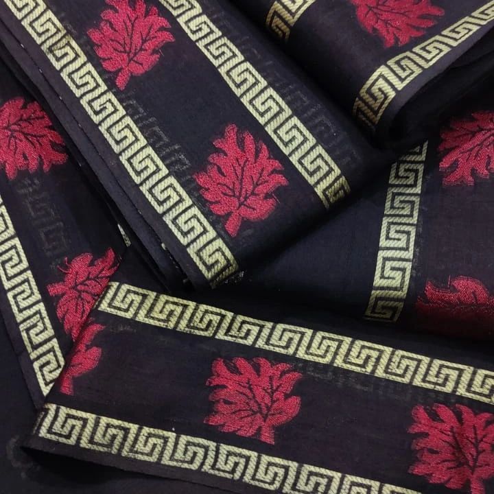 Lawn Chadar 2side Double Border For Girls & Women's Summer collection 2024