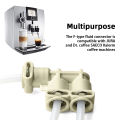 Fluid Connector F-form Compatible With Jur Makers Thermoblock Fully Automatic Coffee Machine Water Line Steam Connection Joint.