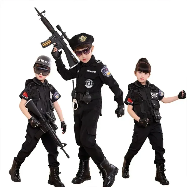 2025%20Halloween%20%20Kinderen%20Politieagent%20Cosplay%20Kostuums%20Kids%20Kerstfeest%20Carnaval%20Politie%20Uniform%20Halloween%20Jongens%20Leger%20%20Kleding%20-%20Image%202