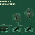 rechargeable Electric Fan Mini Foldable Telescopic Fan Low Noise Portable Folding Telescopic Small Desktop Fan.