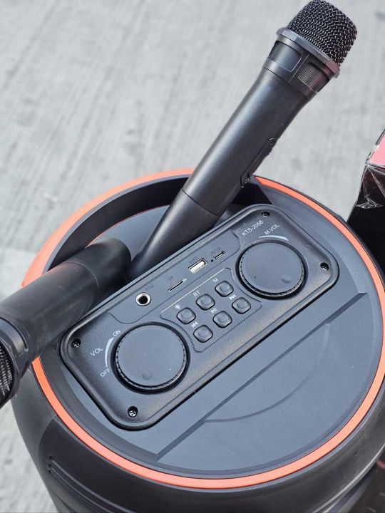 KTS-2058%20Portable%20Bluetooth%20Speaker%20%E2%80%93%20Dual%208"%20Speakers%20%7C%2030W%20Output,%20RGB%20LED%20-%20Image%204