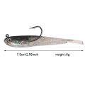 5pcs Silicone Fishing Lures Soft Artificial Bait with Hooks for Saltwater and Freshwater.