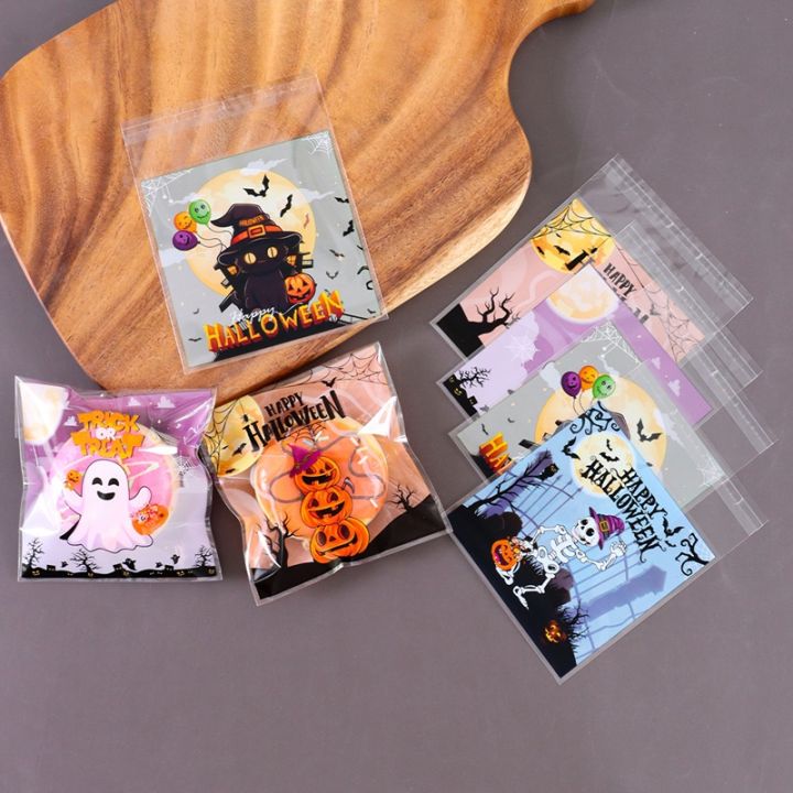 50/100Pcs%20Spooky%20Halloween%20Candy%20Bags%20Pumpkin%20Ghost%20%20Cookie%20Self-Sealing%20Bags%20Halloween%20Party%20Decor%20Trick%20or%20Treat%20-%20Image%204